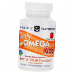 Omega vaikams, Daily Omega Kids, Nordic Naturals 30 gelio dangtelių vaisiai (67352011) 30softgels Fruit