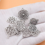 11 vnt/komplektas Motif Connector Charms Juvelyrinių dirbinių gamybos reikmenys Papuo&scaron;alų pakabukų tendencija