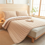 Vandeniui atsparus čiužinio padas Antibakterinis ir erkėms atsparus lovos kilimėlis, neslystantis čiužinio užvalkalas, atsparus vandeniui, storas, dygsniuotas lovatieses(Jokių pagalvių užvalkalų ) 90x200cm(35.43x78.7inch)