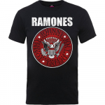 Ramones Raudonas Užpildas Antspaudas Unisex Mar&scaron;kinėliai XXXXL