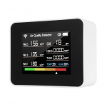 Tuya WiFi oro kokybės matuoklis 13 viename patalpų oro kokybės monitorius aptinka CO₂ TVOC HCHO PM2.5 PM1.0 balta