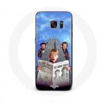 Coque pour Samsung Galaxy S7 Edge Home Alone Maman j'ai encore rat&eacute; l'avion