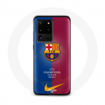 Coque pour Samsung Galaxy S20 Ultra FC Barcelone Logo &Eacute;quipe de football