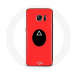 Coque pour samsung galaxy S6 Squid Game masque triangle