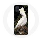 Coque pour Samsung Galaxy A51 5G Cacatoes Perroquets Blanc sur l'arbre