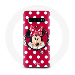 Coque pour Samsung Galaxy s10 edge Minnie Mouse Dessin anim&eacute; Rouge