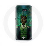Coque pour Samsung Galaxy A8 2016 Loki Thor Ragnarok avec Casque Affiche Personnage S&eacute;rie Saison 1