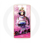 Coque pour Huawei Mate 8 Formule 1 Sergio P&eacute;rez Pilote de F1 Rose