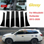 Automobilio durelių statramsčio stulpai, skirti Mitsubishi Outlander 2006-2023 lango apdailos dangtelio BC kolonėlės lipdukas 2013-2021