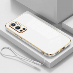 &bdquo;OnePlus 9 Pro Case 1+9RT&ldquo; telefono dėklas &bdquo;One Plus 9&ldquo; dangtelis &bdquo;OnePlus 9 RT 1+ 9 Pro 9R 9p&ldquo; prabangus kvadratinis padengimas, atsparus smūgiams galinis dangtelis For OnePlus 9R&Case & Strap sniego baltumo spalva