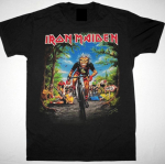 &bdquo;Iron Maiden France Tour 2018&ldquo; mar&scaron;kinėliai &bdquo;Iron Maiden York Tour 2010&ldquo; renginio unisex mar&scaron;kinėliai S