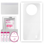 apgo Ultra Clear Protective Skin Sticker for the back compatible with ZTE Blade A73 5G, Wrap Film, Hydrogel Film, Flexible, Soft TPU with positioning