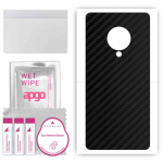 apgo Protective Skin Sticker for the back compatible with vivo NEX 3 5G, Wrap Film, Foil, Vinyl - Pattern Carbon Black
