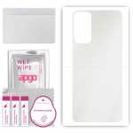 apgo Protective Skin Sticker for the back compatible with Samsung Galaxy M13, Wrap Film, Foil, Vinyl - Pattern Matte Transparent