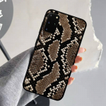 Gyvatės odos ra&scaron;to telefono dėklas, skirtas &bdquo;Samsung S21 S10 Lite S20 Ultra S9 S8 Plus S7 S6 edge S5&ldquo; dangteliui S22 ULTRA