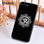 Krajews Aum om Namaste Simbolis Zen Joga Mink&scaron;tas Telefono Dėklas iPhone 14 5 6s 7 8 plus X XR XS 11 12 13 pro max Samsung S21 S22ultra iPhone 6plus