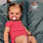 Originalus prekės ženklo 60 cm audinio korpusas Reborn Doll Maddie Soft Touch 20 colių audinio korpusas naujagimiams lėlė Realisti&scaron;ka rankų darbo įsi&scaron;aknijusių plaukų imitacinė lėlės žaislai 50cm full slicone girl