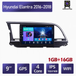 Automobilio radijas Hyundai Elantra 2016-2018 m. Android multimedijos vaizdo grotuvas GPS navigacija WIFI 1+16GB 1+16GB