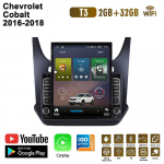 9,7 colio automobilio radijas, skirtas Chevrolet Cobalt 2016-2018 Android 2 DIN Tesla vertikalus ekranas Carplay automatinis radijas Multimedijos grotuvas 2+32GB