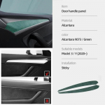 Betterhumz Tesla Model 3 Model Y - Automobilio prietaisų skydelio dangtelis Dekoratyvinė apdailos kepurėlė Apsauginis padas Vidinis priedas 9073 green door