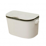 Virtuvės spintelės durelės pakabinamos &scaron;iuk&scaron;liadėžės su rankena Maža po kriaukle &Scaron;iuk&scaron;liadėžė Sieninė atliekų komposto dėžė žalia