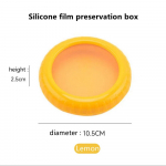 Maistinis vaisių laikymo indas, Skaidrus sandarus daržovių laikymo indas, Daugkartinio naudojimo virtuvės laikymo indas geltona