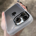 Madingas metalinio rėmelio dėklas iPhone 15 14 13 12 11 Pro Max Plus, skaidrus akrilinis mink&scaron;tas smūgiams atsparus buferio dangtelis For iPhone 15 ProMax tamsiai žalia spalva