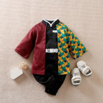 Demon Slayer Cosplay Kostiumas Kūdikių Drabužiai Vaikams Animacinių filmų Anime Romper berniukui Mergaitei Chrismats Halloween Baby Cosplay Colthes Kūdikių Kūdikių Kombinezonai 80