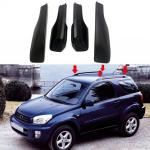 Visi&scaron;kai naujas stogo bagažinės stogo relingo ABS galinis dangtelis Pakeitimas Automobilio i&scaron;orės priedai TOYOTA For RAV4 2001-2006 CHINA