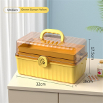 Layers Medicinos dėžutė Didelė pirmosios pagalbos rinkinio laikymo dėžutė Ne&scaron;iojama vaistų krūtinės tabletės &Scaron;eimos skubios pagalbos konteinerio laikymo priemonė Medium