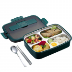 304 Nerūdijančio plieno sandari prie&scaron;piečių dėžutė Bento Box maisto talpyklos laikymas biuro darbuotojams
