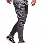 Vyri&scaron;ki bėgikai Chino kelnės Jogger džinsai krovininės kelnės bėgimo kelnės Žemos tarpkojo kelnės 2XL chaki