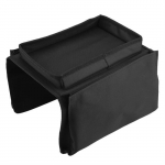 Sac de rangement - YOSOO - Organisateur accoudoir - Tissu polyester - Noir - 19x31 cm