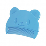 Cartoon Bear Baby Comb Ne&scaron;iojami plonų dantų lop&scaron;io skrybėlės pa&scaron;alinimas Ergonomi&scaron;kas maistinis plastikinis kūdikių naujagimių berniukų mergaičių galvos odos &scaron;epetėlis žalia