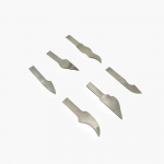 Dantų nerūdijančio plieno porcelianinis skalpelis, atgalinio pjovimo peilis, ki&scaron;eninis peilis, neslystantis pjaustytuvas, graviravimo amatininkų peiliai, 0,1 mm storio 6 pcs mixed tip