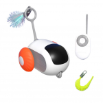 &bdquo;Smart Cat Toy&ldquo; 2 režimai, automatinis judantis nuotoliniu būdu valdomas žaislinis automobilis katėms, &scaron;unims, interaktyviai žaidžiantiems kačiukams, dresuojant gyvūnams skirtus reikmenis
