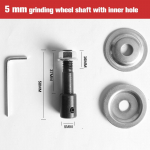 10 mm veleno adapteris &scaron;lifavimui poliravimui 5 mm/6 mm/8 mm/10 mm/12 mm/14 mm/16 mm veleno variklis stalinis &scaron;lifuoklis 5MM