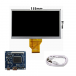 6.5 colio AT065TN14 50 kontaktų ne&scaron;iojamas LCD ekrano modulis, universalus &bdquo;pasidaryk pats&ldquo; mini HDMI tvarkyklės valdymo plok&scaron;tė, Raspberry Pi PC monitoriaus modulis
