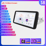 10,33 colio Hizpo automobilinis radijas 360&deg; pasukamas 1din Carplay S8 8Core 8G 128G