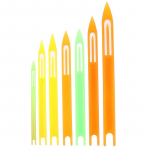 7 vnt. Žvejybos tinklo mezgimo adata, tinklo linijos taisymui, mezgimui, nerūdijančios &scaron;audyklės One Size