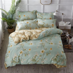 Chinoiserie Gėlių Patalių Komplektas Antklodės Užvalkalas Paklodė Pagalvių Užvalkalai Viengulis Dvigulis Karali&scaron;ko dydžio Patalių Komplektas 150x200 3pcs