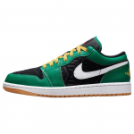 Air Jordan 1 Low SE Kalėdiniai vyri&scaron;ki kedai Žalias malachitas Juodas DQ8422-300 40