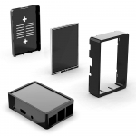 Naujas 3,5 colio SPI LCD ekranas jutiklinis ekranas su juodu dėklu Raspberry Pi 3B+ 3B