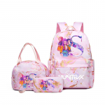 3 vnt./rinkinys KPop Demonų medžiotojos Mergaičių mokyklinis krep&scaron;ys Pietų krep&scaron;ys Pie&scaron;tukinė Studentų animacinis kuprinė Bento dėklas Ra&scaron;iklių krep&scaron;iai Mokyklinės prekės Dovana