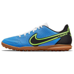 Nike Tiempo Legend 9 Club TF &Scaron;viesiai mėlynos spalvos Unisex sportbačiai Lime-Glow Gum-Medium-Brown Black DA1193-403 40
