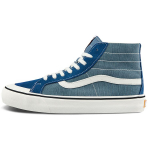 Vans Sk8 Casual Auk&scaron;takulniai Skate Batai Unisex Sportbačiai Mėlyni VN0A4BX7DDN 38