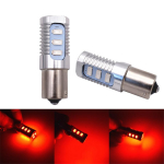Viena pora (2 gabalėliai) didelio galingumo raudona 1156 P21W BA15s S25 12SMD 5630LED Galinių stabdžių stabdymo žibintų lemputės
