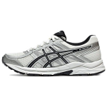 Asics Gel-Contend 4 Dvigubo sluoksnio Patogūs Smūgius sugeriantys Atsparūs dilimui Kvėpuojantys Žemi Bėgimo Bateliai Moteri&scaron;ki sportbačiai Sidabriniai Juodi 1012B732-103 36