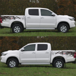 Automobilio lipdukas Pikapo bagažinės &scaron;ono lipdukas Mitsubishi L200 Triton Nissan Navara Ford F150 Universalus