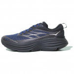 HOKA Bondi 8 Caged Stealth Tech Pack - Vidurnakčio mėlynumo Juodi Vyri&scaron;ki Sportbačiai 1155391-MDNGH 44